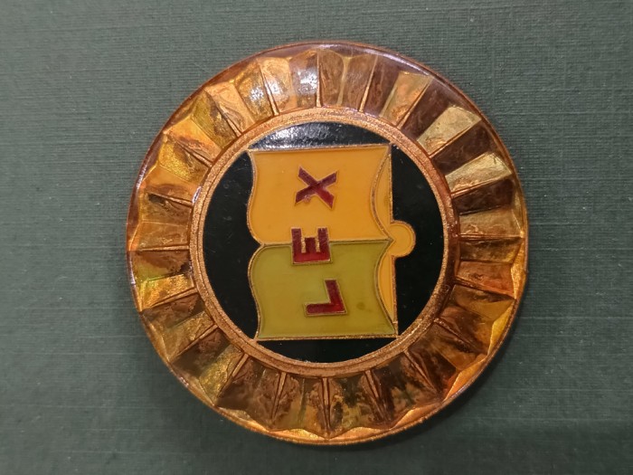 INSIGNA JUSTITIE , LEX ,splendida , de colectie,