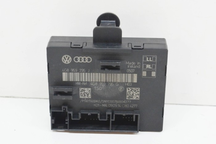 Modul de control ușă dreapta spate AUDI A6 4G2, C7, 4GC 2014 OEM: 4G8959795G,4G8959795J 13667840