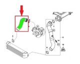 Furtun intercooler, supraalimentare Bmw Seria 3 E90/E91/92/93 2005-2013, diametru 48 mm, cauciuc, RapidAuto 2040PT-2