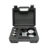 Trusa tester etansare compresie cilindru motor benzina, 3 adaptoare 10, 12, 18mm, furtun 600mm Breckner Germany