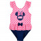 Costum baie cu volanase Minnie SunCity ET0051 Roz