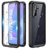 Husa Waterproof pentru Samsung Galaxy A57 5G, ShellBox, Neagra