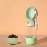 Sticla Animale, Portabila, pentru Hrana si Apa, din ABS, 400 ml/182 ml, 25.5 x 8 x 9 cm