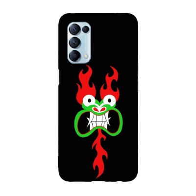 Husa compatibila cu Oppo Find X3 Lite model Angry Aku Samurai Jack, Silicon, TPU, Viceversa foto