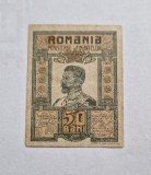 Bancnota 50 bani 1917 - Ferdinand I