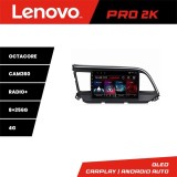 Navigatie Hyundai Elantra 2018+ Lenovo QLED 2K, 8GB RAM, 256GB, Android