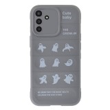 Husa compatibila cu samsung galaxy a13 5g, personalizata shockproof rugged, camera protect, gri