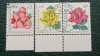 DDR 1972 - expo trandafiri, serie stampilata