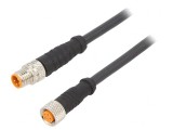 Cablu Conectare M8 PIN 4 0,6m PVC 50VAC 4A