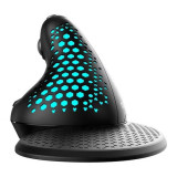 Cumpara ieftin Mouse vertical Delux M618XSD negru iluminare RGB