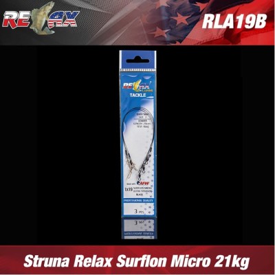 STRUNA RELAX SURFLON MICRO ULTRA BLACK 3buc/plic 21kg 30cm foto