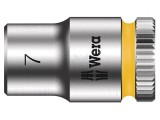 Tubulară 6 Puncte HEX 7mm 1/4 23mm Oțel Crom-Vanadium