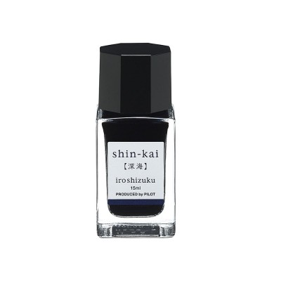 Calimara cerneala Pilot Iroshizuku 15 mL &amp;quot;Shin-Kai&amp;quot; albastru foto