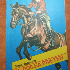 carte pentru copii - al doilea prieten - felix topescu - din anul 1983