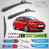 Cumpara ieftin Ștergătoare Citroen C4 II (2010&ndash;2018) Flat | Set Complet &ndash; TeamCar&reg;