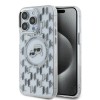 Husa pentru iPhone 15 Pro Max - Karl Lagerfeld IML MagSafe (KLHMP15XHMCKMHT) - Clear Monogram Karl&amp;Choupette Head