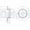 DELPHI BG2510 Disc frana