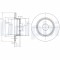DELPHI BG2510 Disc frana