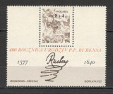 Polonia.1977 400 ani nastere Rubens:Pictura-Bl. MP.105, Nestampilat