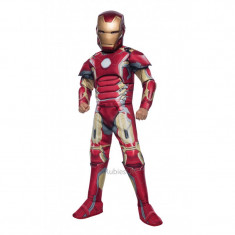 Costum pentru baieti Iron Man Deluxe, varsta 5-6 ani, marime M foto