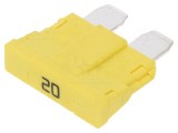 Siguranță Auto 20A 250VAC 58VDC 19mm UNIVAL