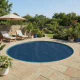 vidaXL Husă pentru piscină extra grea Negru și Albastru 300 cm PE 42034606