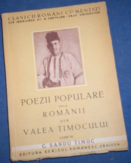 1943 C Sandu Timoc, Poezii populare de la romanii din Valea Timocului / Cartojan