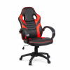 Scaun Gamer cu cotieră - roșu - 71 x 53 cm / 53 x 52 cm