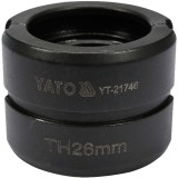 Yato YT-21746 - Capete presare pentru inele interschimbabile TH26 YT-21735