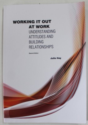 WORKING IT OUT AT WORK , UNDERSTANDING ATTIUDES AND BUILDING RELATIONSHIPS by JULIE HAY , 2009 foto
