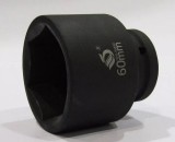 Cheie tubulara impact lunga hexagonala 60mm