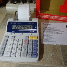 Calculator de birou cu imprimanta Sharp EL-1801C