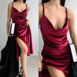 Cumpara ieftin Rochie Grena Midi din Catifea, Juliet