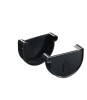 Capac de jgheab pentru sistem pluvial, Budmat Proaqua, dreapta, PVC, gri, D 75 mm