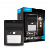 Proiector solar de perete cu senzor de miscare, 100lm, lumina rece, Modee