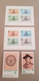 ISO SVERIGE SCUTISM 2 MINI COLI SI 2 BLOCURI DANTELAT SI NEDANTELAT MNH, Nestampilat