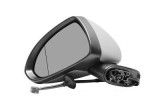 Oglinda exterioara Opel Corsa D 07.2006-12.2014, Corsa E 11.2014-, partea stanga View Max crom asferica carcasa prevopsita grunduita reglare electric
