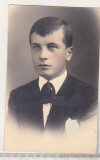 Bnk foto Portret de barbat - Foto Unirii no 36 Buzau, Alb-Negru, Romania 1900 - 1950, Portrete
