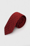 Cumpara ieftin HUGO cravată de mătase culoarea roșu 50494277