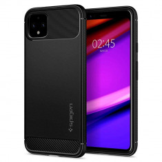 Carcasa Spigen Rugged Armor Google Pixel 4 XL Matte Black foto