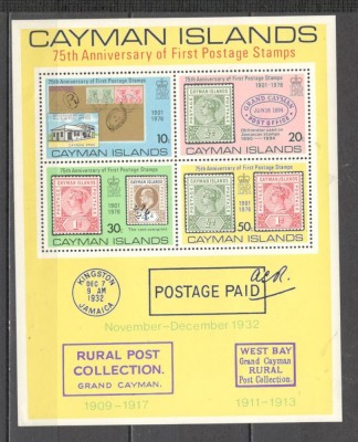 Cayman Islands.1976 75 ani marca postala-Bl. GZ.19 foto