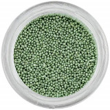 Perle decorative 0,5mm - verde mazăre