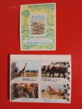 MANAMA, FAUNA - COLIȚĂ + BLOC MNH, Nestampilat