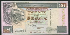 HONG KONG ? bancnota ? 20 Dollars ? 1997 ? P-201c ? HSBC ? UNC ? necirculata foto