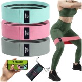 Benzi elastice fitness, set 3 piese, rezistenta 8&ndash;31 kg, utilizare universala