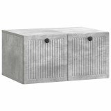 vidaXL Oglindă TV montată pe perete Gri Beton 59,5 x 41 x 30 cm 897998