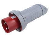 Conector alimentare AC trifazat cablu drept