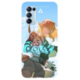 Husa compatibila cu Oppo Find X3 Lite model Link Legend of Zelda, Silicon, TPU, Viceversa, Transparent, Carcasa