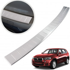 Ornament protectie portbagaj cromat INOX compatibil BMW X5 F15 (2013-2018)