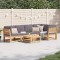 vidaXL Set mobilier grădină cu perne, 6 piese, lemn masiv acacia 3214312